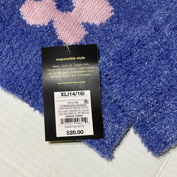 NWT Art Class Girl's Fuzzy Pullover Sweater - Purple NWT #ks03 - Picture 4 of 13